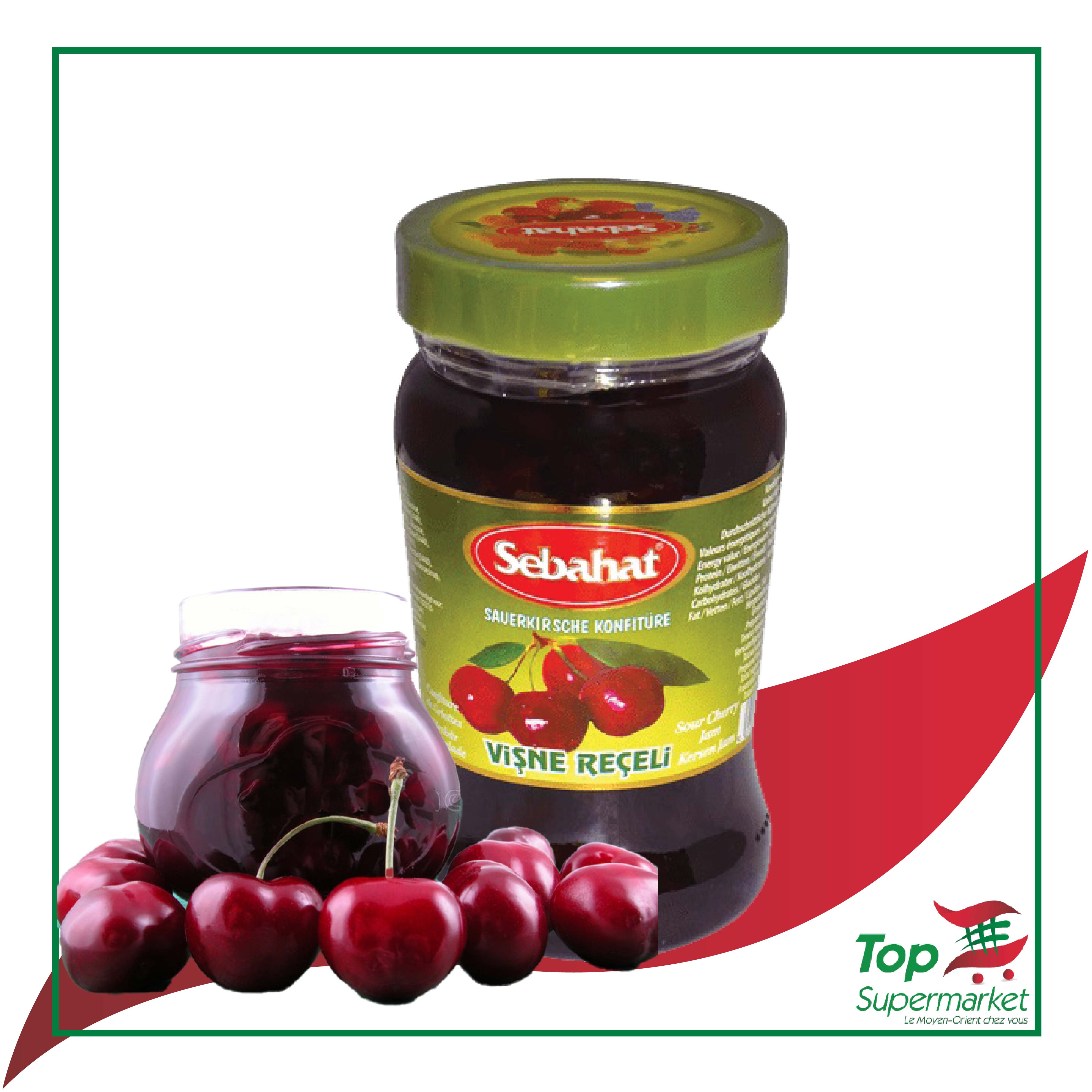 Sebahat confiture de cerises 360gr